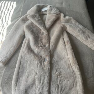 Gorgeous Love Shack Fancy coat with sparkly button detail, NWT, soft and cozy!